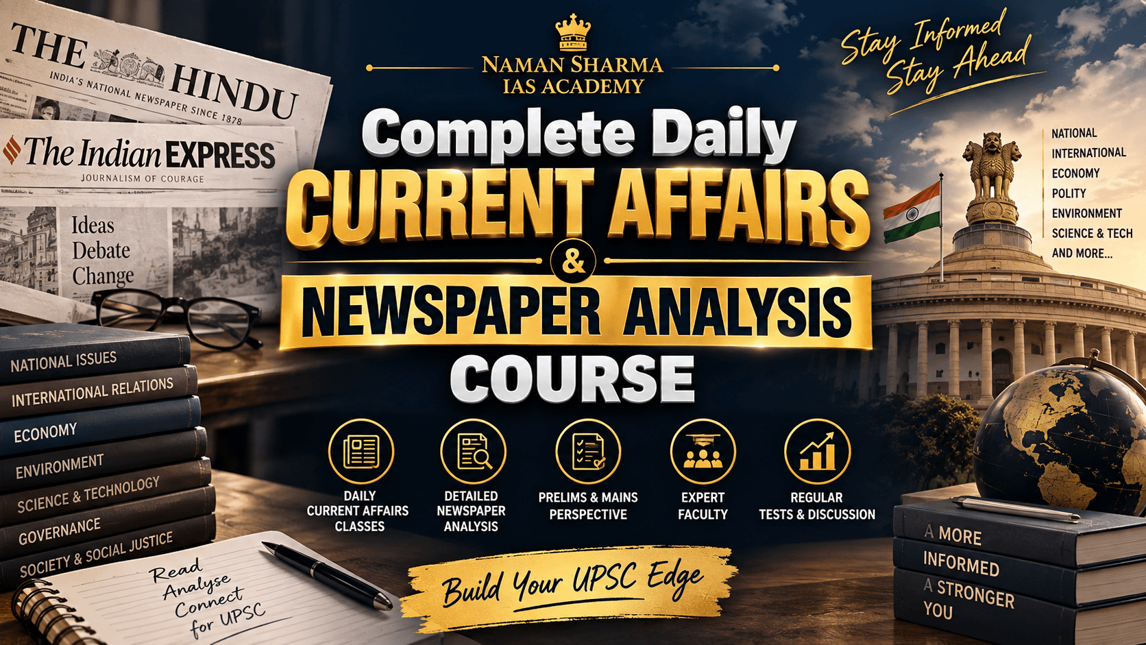Complete Daily Current Affairs & Newspaper Analysis Course