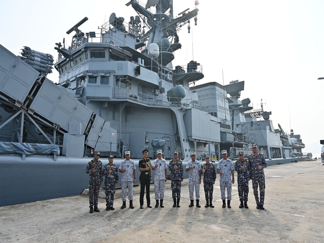 INS Mysore Joins Exercise Samudra Laksamana 2026