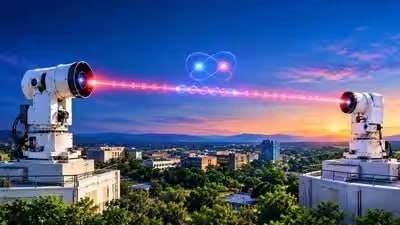 India’s First 5.56 km Free‑Space Quantum Key Distribution Link Demonstrated